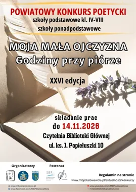 Dwa wiersze i szansa na nagrodę. Młodzi poeci pokażą, co potrafią