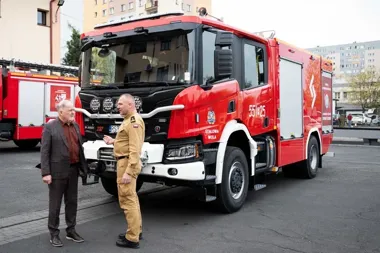 Nowa Scania dla strażaków ze Stalowej Woli zwiększy zasięg akcji bez hydrantów