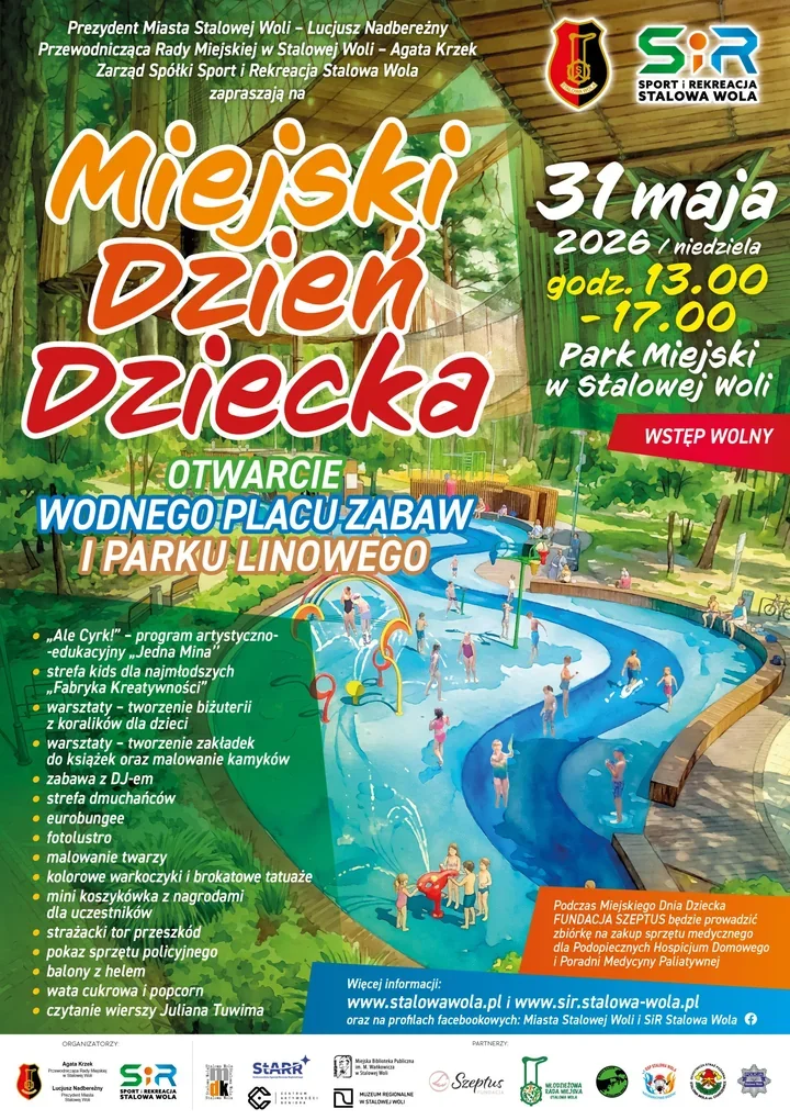 Park Miejski zamieni się w dziecięcy plac przygód - Stalowa Wola świętuje
