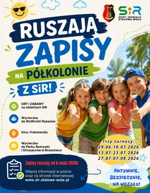 Wakacje z SiR wracają z planem na ruch, wyjazdy i kino